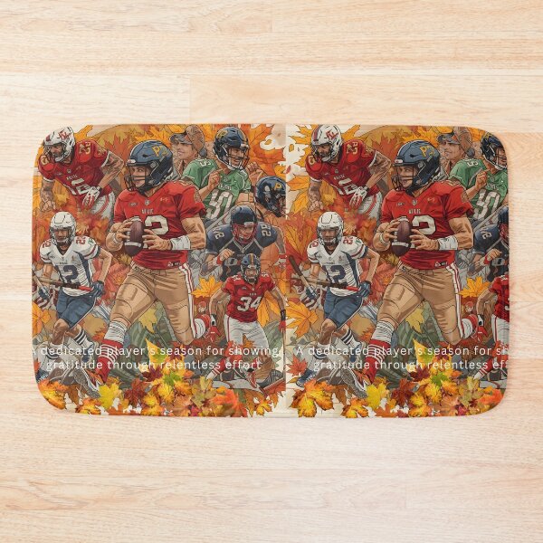 Item preview, Autumn Gridiron Glory: A Season of Gratitude and Relentless Effort designed and sold by VibranPalette.