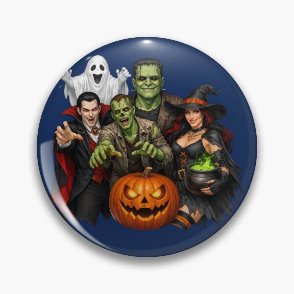 Item preview, Classic Halloween Monster Crew Trick or Treat designed and sold by BedheadBobShop.
