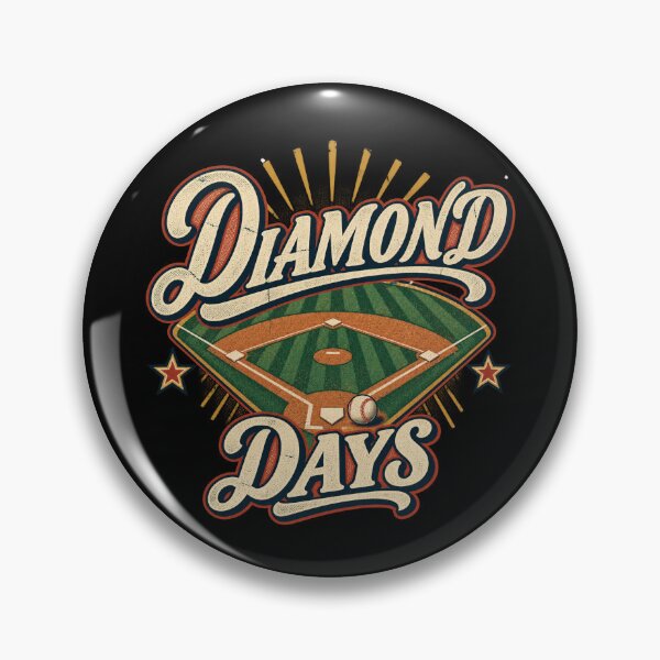 Item preview, Vintage Diamond Days Baseball designed and sold by Side Quest Co..