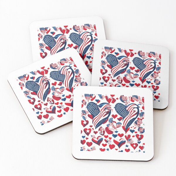 Item preview, Logo Flag Love Icon Usa designed and sold by asiapenguinw.