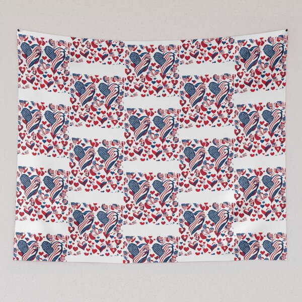Item preview, Logo Flag Love Icon Usa designed and sold by asiapenguinw.