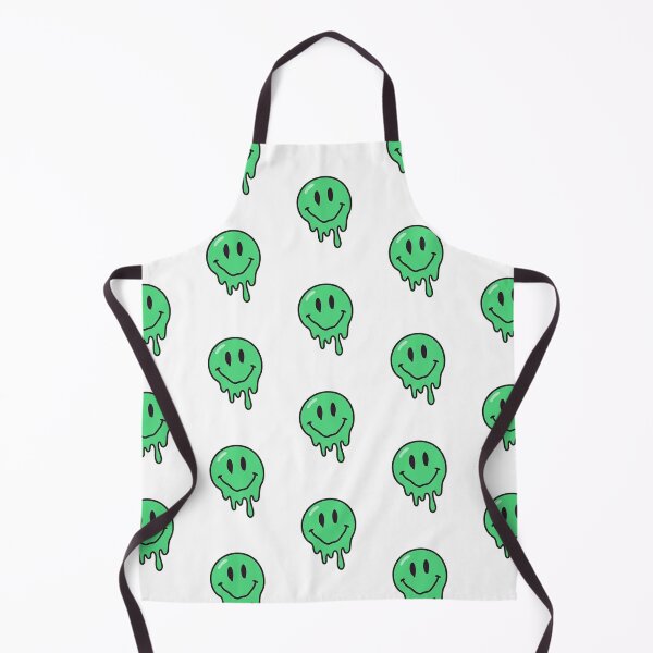 Item preview, Trippy Dripping Green Melting Smiley Face Aesthetic designed and sold by Rehnair.
