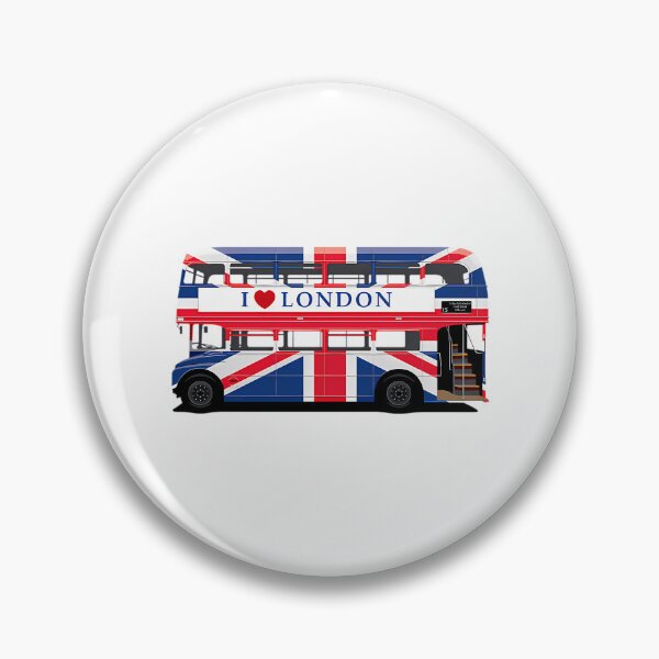 Item preview, London Bus With British Flag Wrap And I Love London Banner designed and sold by asiapenguinw.