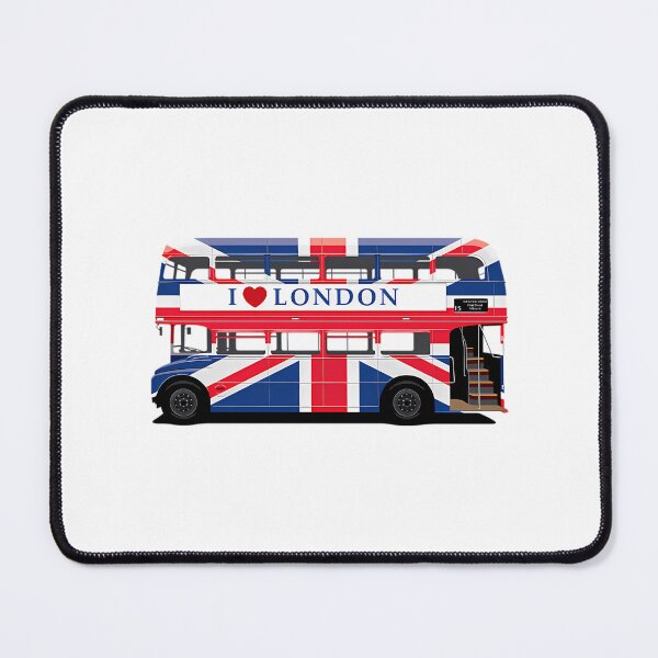 Item preview, London Bus With British Flag Wrap And I Love London Banner designed and sold by asiapenguinw.