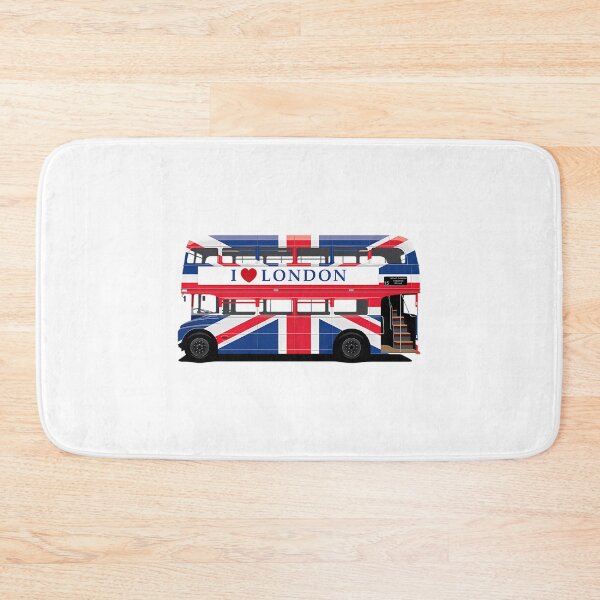 Item preview, London Bus With British Flag Wrap And I Love London Banner designed and sold by asiapenguinw.