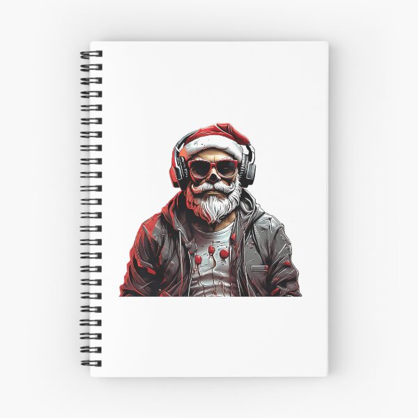Item preview, Santa Clauses Skull With Headphones designed and sold by Contessai Babbaby.