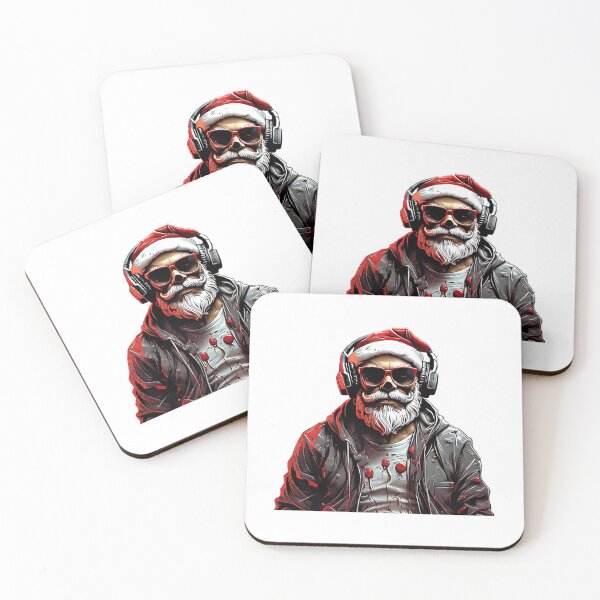 Item preview, Santa Clauses Skull With Headphones designed and sold by Contessai Babbaby.