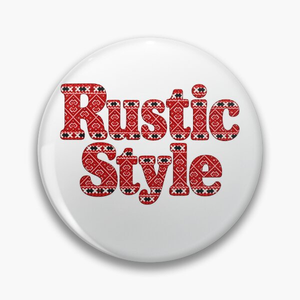 Item preview, Rustic Style Red Folk Pattern designed and sold by DansCreations42.