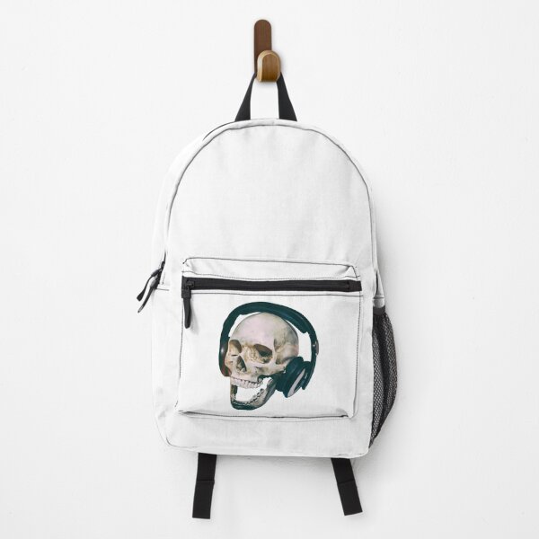Item preview, Skeleton Skull With Headphones Dj Music designed and sold by Contessai Babbaby.