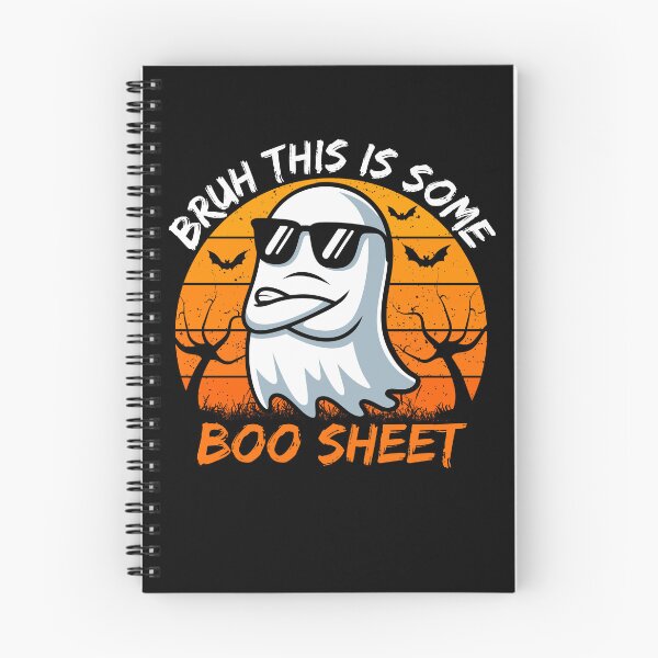 Item preview, Funny Boo Sheet Ghost Halloween Retro Spooky Season designed and sold by TheVogueVibes.