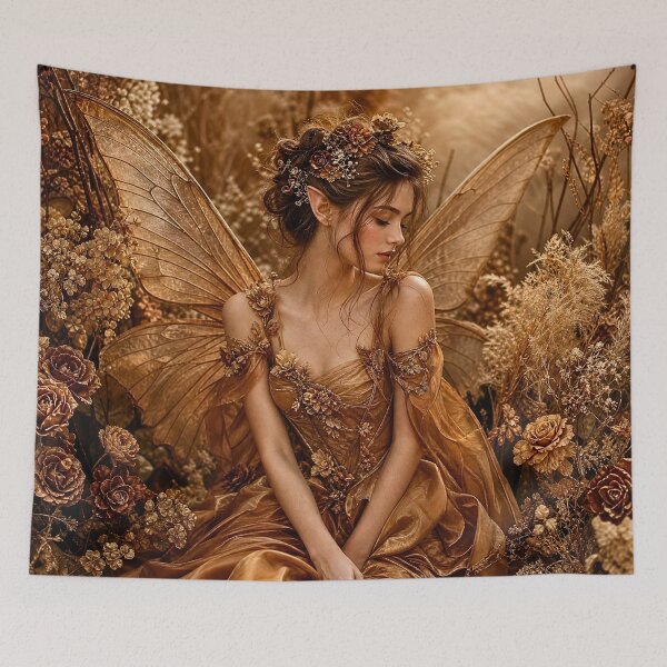 Item preview, Golden Caramel Garden Fairy Elegance designed and sold by Storybook Botanica.