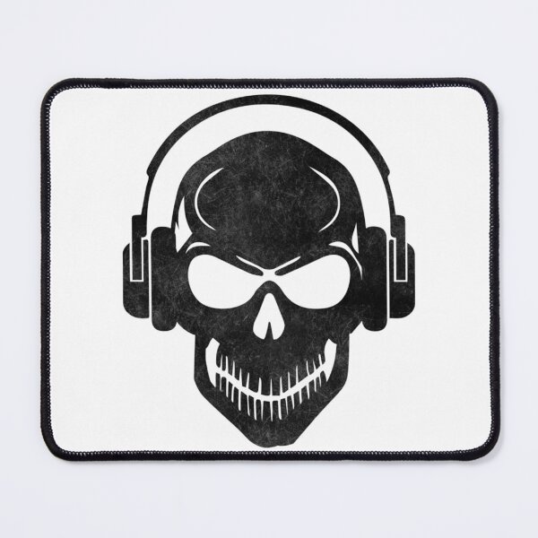 Item preview, Skull With Headphones - Rave - Electro - Hardstyle designed and sold by Contessai Babbaby.