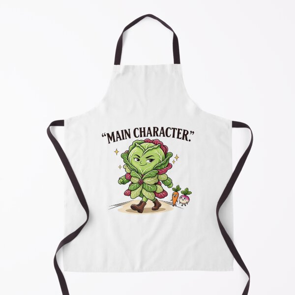 Item preview, Main Character – Funny Cabbage Vegetable | Cute Kawaii Main Character Energy Cartoon designed and sold by MrDev.