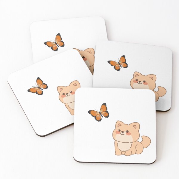 Item preview, Cute aesthetic fox and butterfly designed and sold by CharlotteDesigns.
