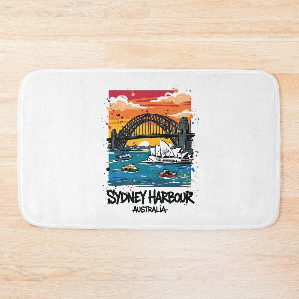 Item preview, Sydney Harbour Bridge Australia Art Print designed and sold by Merch by Das Design Studio.