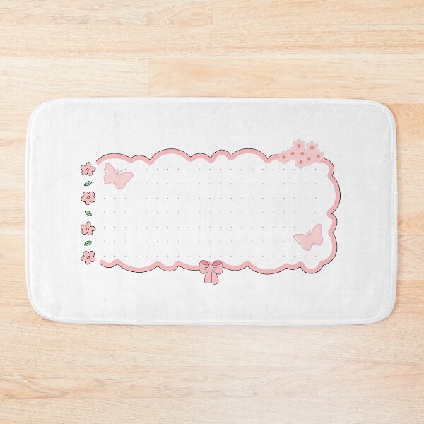 Item preview, Cute Pink Scalloped Banner Frame Coquette Aesthetic designed and sold by Rehnair.