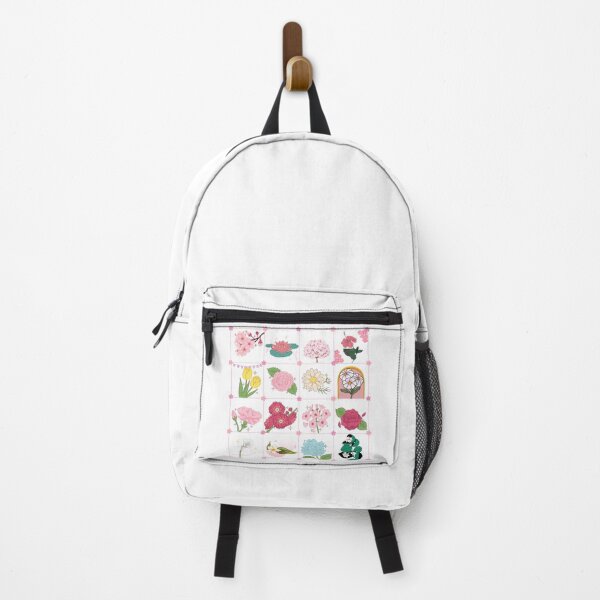 Item preview, Cute Botanical Flower Grid Sticker Pack Pattern designed and sold by Rehnair.