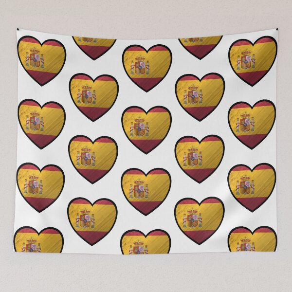 Item preview, Spain Flag Heart Icon designed and sold by asiapenguinw.