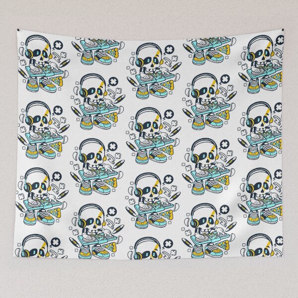 Item preview, Skull With Headphones designed and sold by Contessai Babbaby.