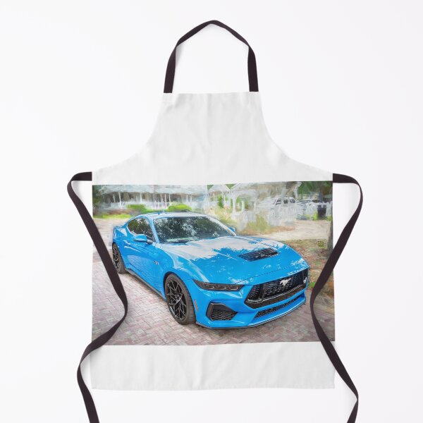 Item preview, 2025 Grabber Blue Ford Mustang GT 5.0 Premium Sports Car Art designed and sold by RichFrancoCars.