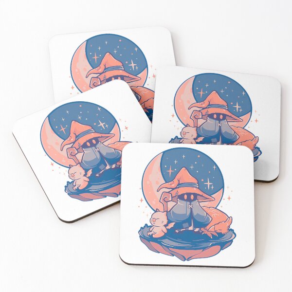 Item preview, Ffix Nightfall Black Mage X Moogle - Final Fantasy designed and sold by kirstiehartonr.