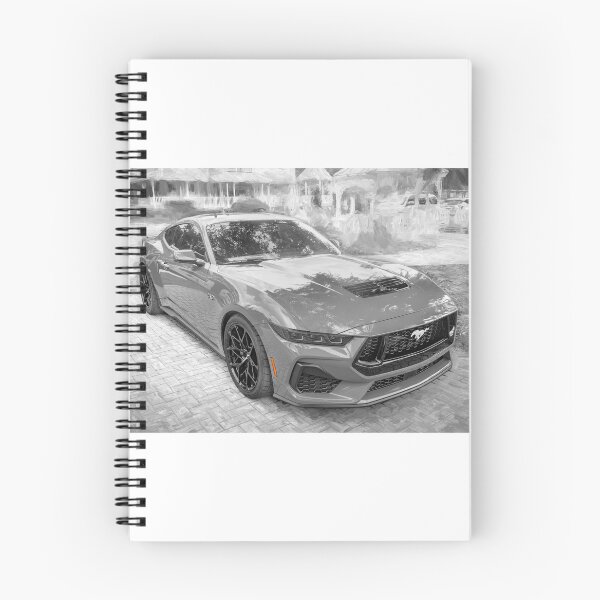Item preview,  2025 Grabber Blue Ford Mustang GT 5.0 Premium Sports Car Art designed and sold by RichFrancoCars.