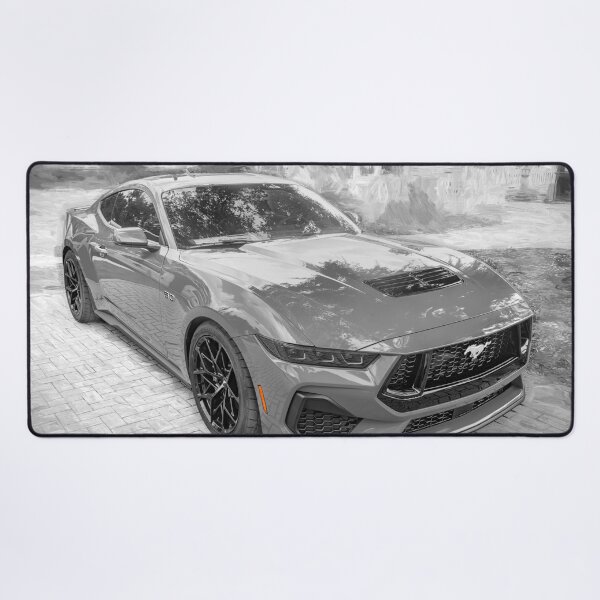 Item preview,  2025 Grabber Blue Ford Mustang GT 5.0 Premium Sports Car Art designed and sold by RichFrancoCars.