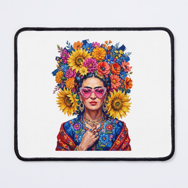 Item preview, frida kahlo  with Floral Sunflowers designed and sold by TeeARTHY.
