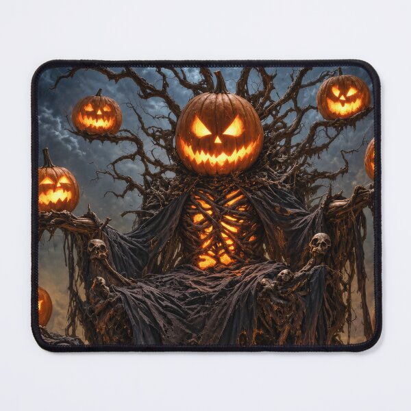 Item preview, Gothic Pumpkin Scarecrow Halloween Horror – Dark Fantasy designed and sold by DrakariArt.