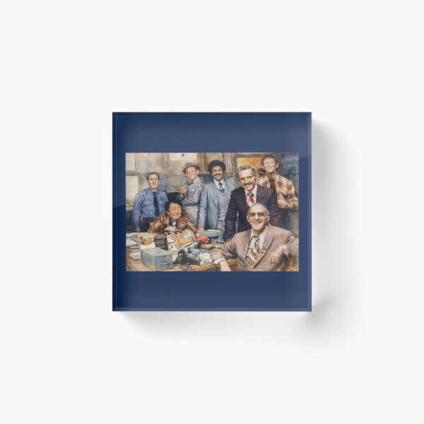 Item preview, Watercolor poster of Barney Miller cast designed and sold by Halifaxartguy.