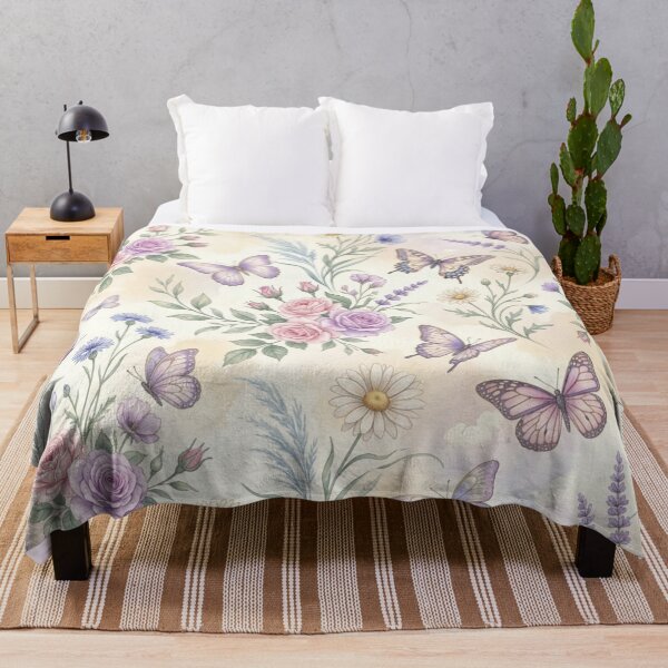 Item preview, Butterfly Meadow Pattern designed and sold by ShivCraftStudio.