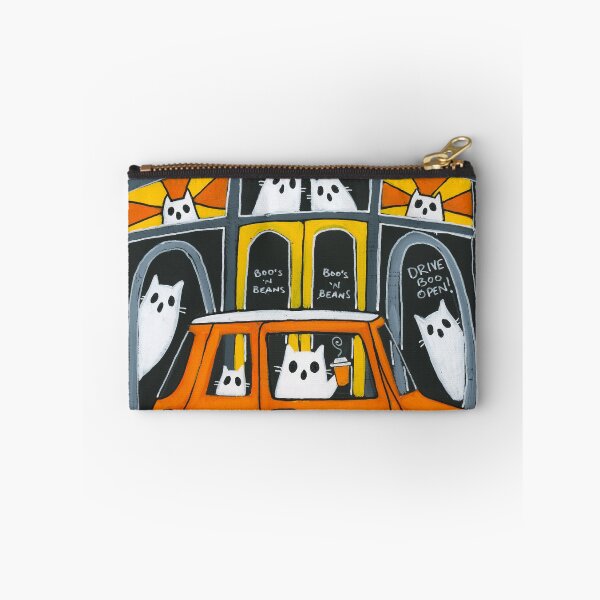 Item preview, Boo's N Beans Halloween Cat Cafe designed and sold by KilkennyCat Art.