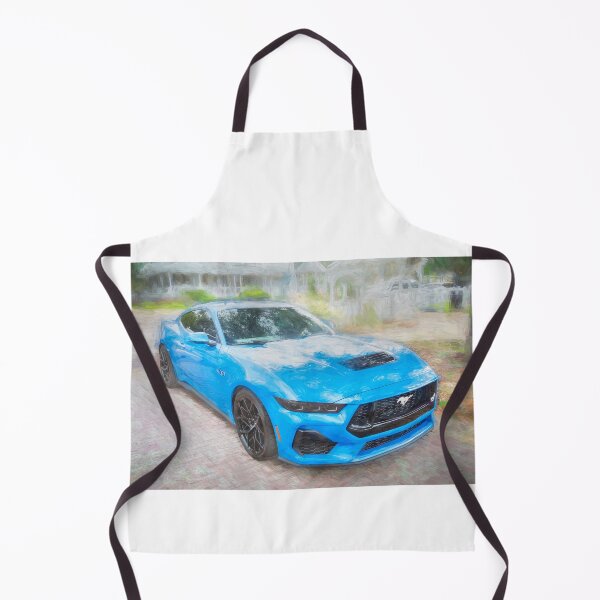 Item preview, 2025 Grabber Blue Ford Mustang GT 5.0 Premium Sports Car Art designed and sold by RichFrancoCars.