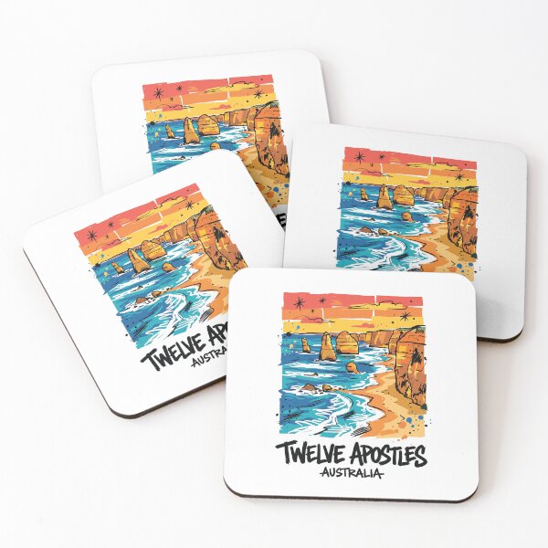 Item preview, Twelve Apostles Great Ocean Road Australia Art designed and sold by Merch by Das Design Studio.