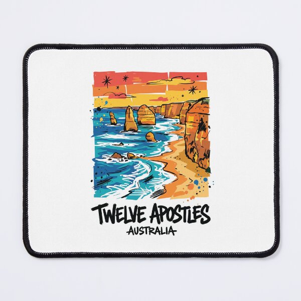 Item preview, Twelve Apostles Great Ocean Road Australia Art designed and sold by Merch by Das Design Studio.