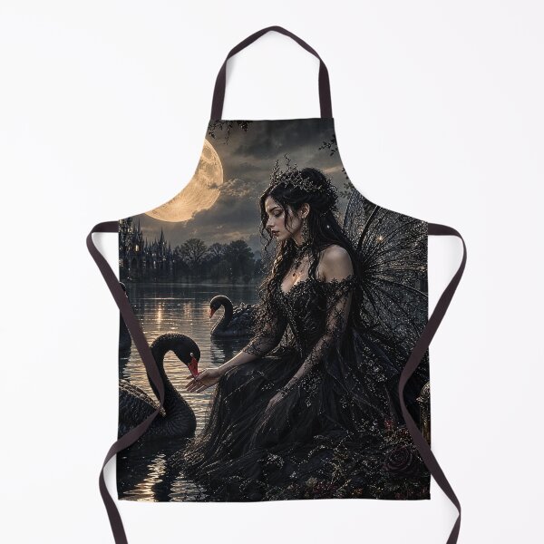 Item preview, Moonlit Gothic Swan Fairy Queen designed and sold by Storybook Botanica.