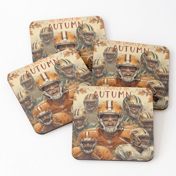 Item preview, Lovely Autumn: Intense Football Players Team Collage Art designed and sold by VibranPalette.