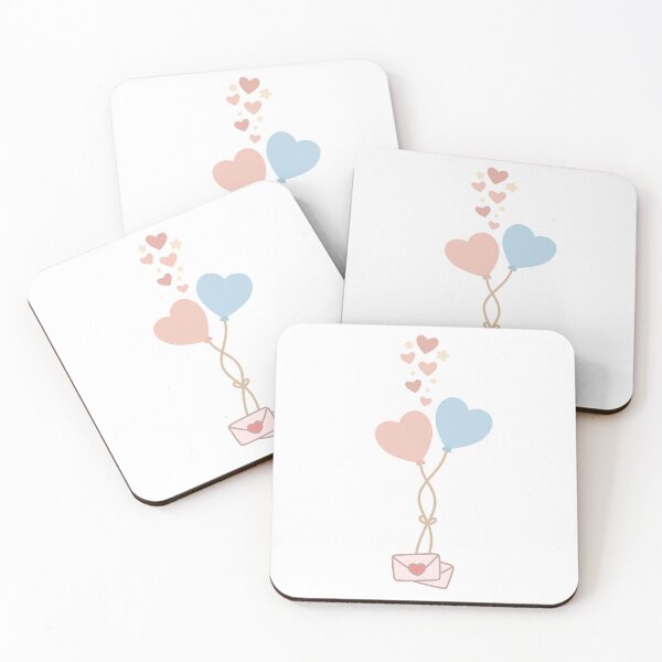 Item preview, Cute Heart Balloons and Love Letters designed and sold by Rehnair.