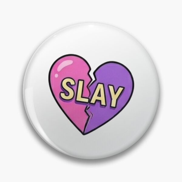 Artikelvorschau, Slay Broken Heart Pink Purple Aesthetic Sticker entworfen und verkauft von Rehnair.
