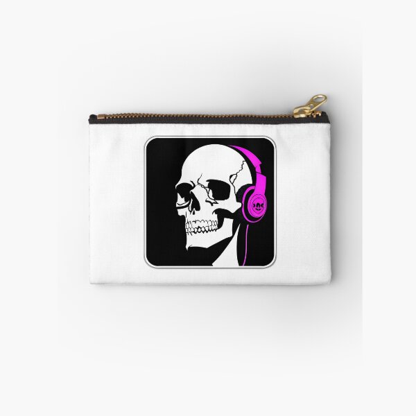 Item preview, Skull With Headphones Pink Violet designed and sold by Contessai Babbaby.