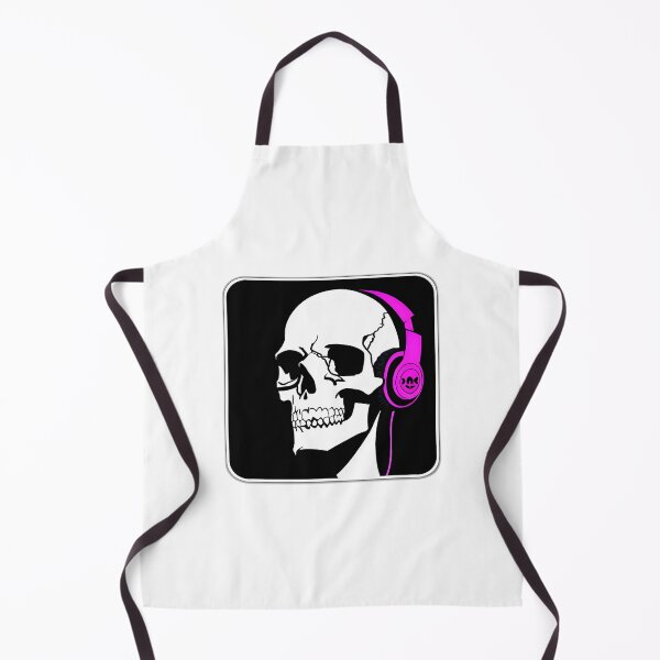 Item preview, Skull With Headphones Pink Violet designed and sold by Contessai Babbaby.