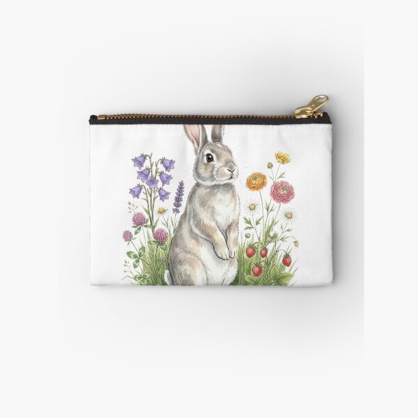 Item preview, Vintage Cute Rabbit Wildflower Aesthetic designed and sold by Rehnair.