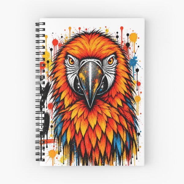 Item preview, Colorful Macaw Parrot – Vibrant Tropical Bird Splash Art designed and sold by SidneiSampaioStudio.