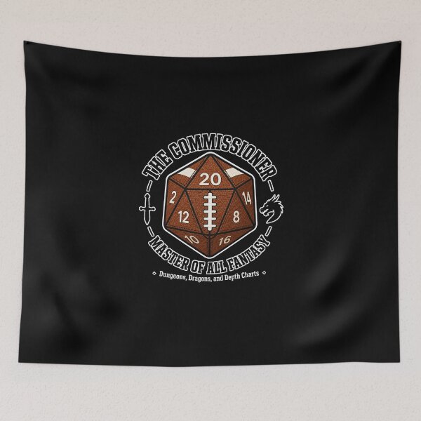 Item preview, The Commissioner Football D20 designed and sold by Fantasy Football Company.