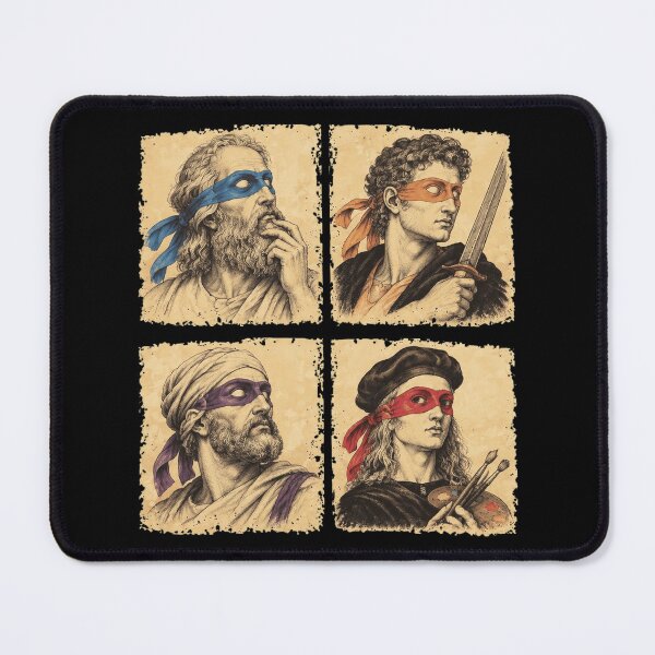 Item preview, Renaissance Ninja Turtles Portrait Art For Fans designed and sold by CharlieBurrell.