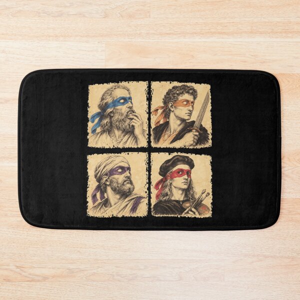 Item preview, Renaissance Ninja Turtles Portrait Art For Fans designed and sold by CharlieBurrell.