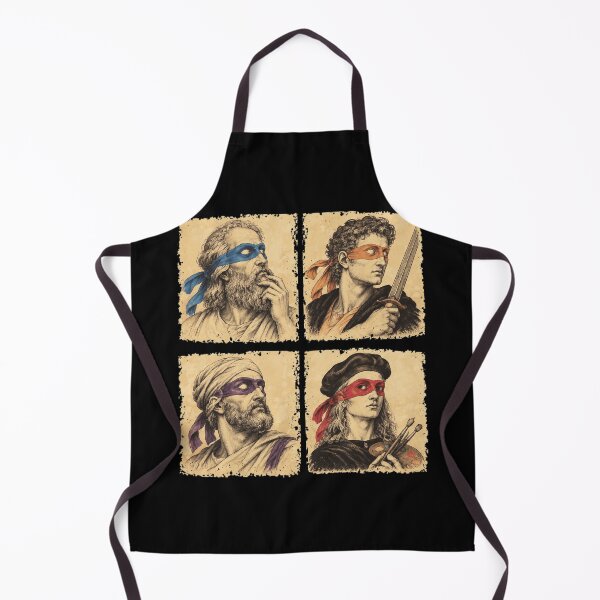 Item preview, Renaissance Ninja Turtles Portrait Art For Fans designed and sold by CharlieBurrell.