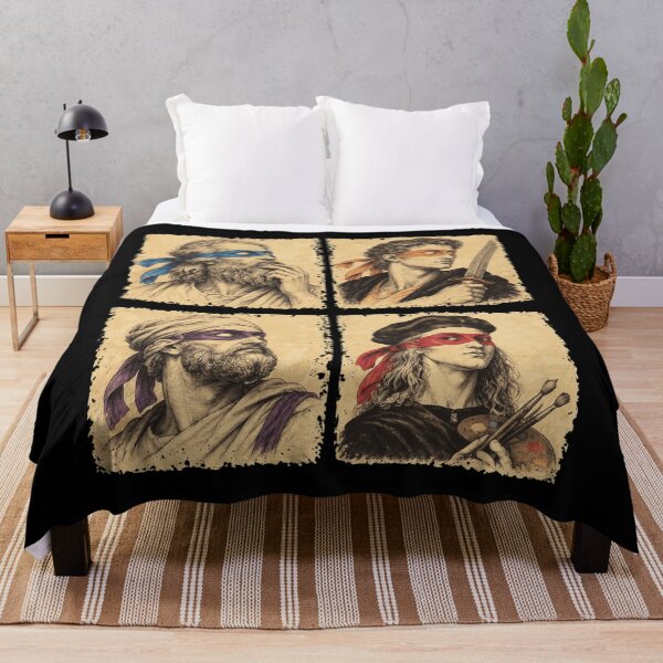 Item preview, Renaissance Ninja Turtles Portrait Art For Fans designed and sold by CharlieBurrell.