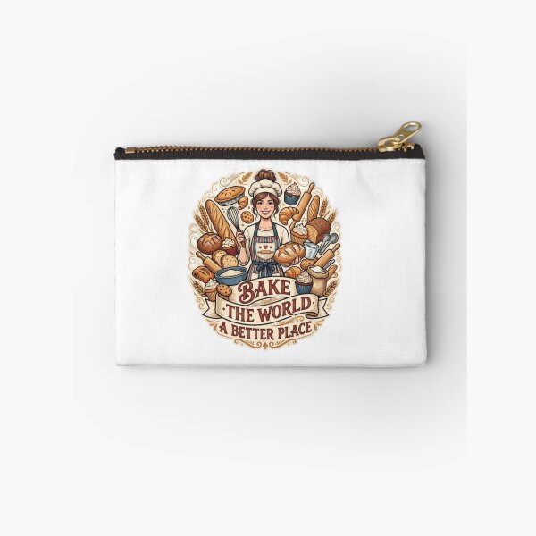Item preview, Bake the World a Better Place – Pastry Chef Vintage Design designed and sold by PixelStyle Studio.