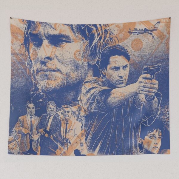 Item preview, Point Break Inspired Original Custom Vintage Movie Poster Wall Art designed and sold by Cool Robot Bro..